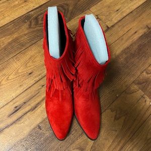 Shein Fringe Cowgirl Boots